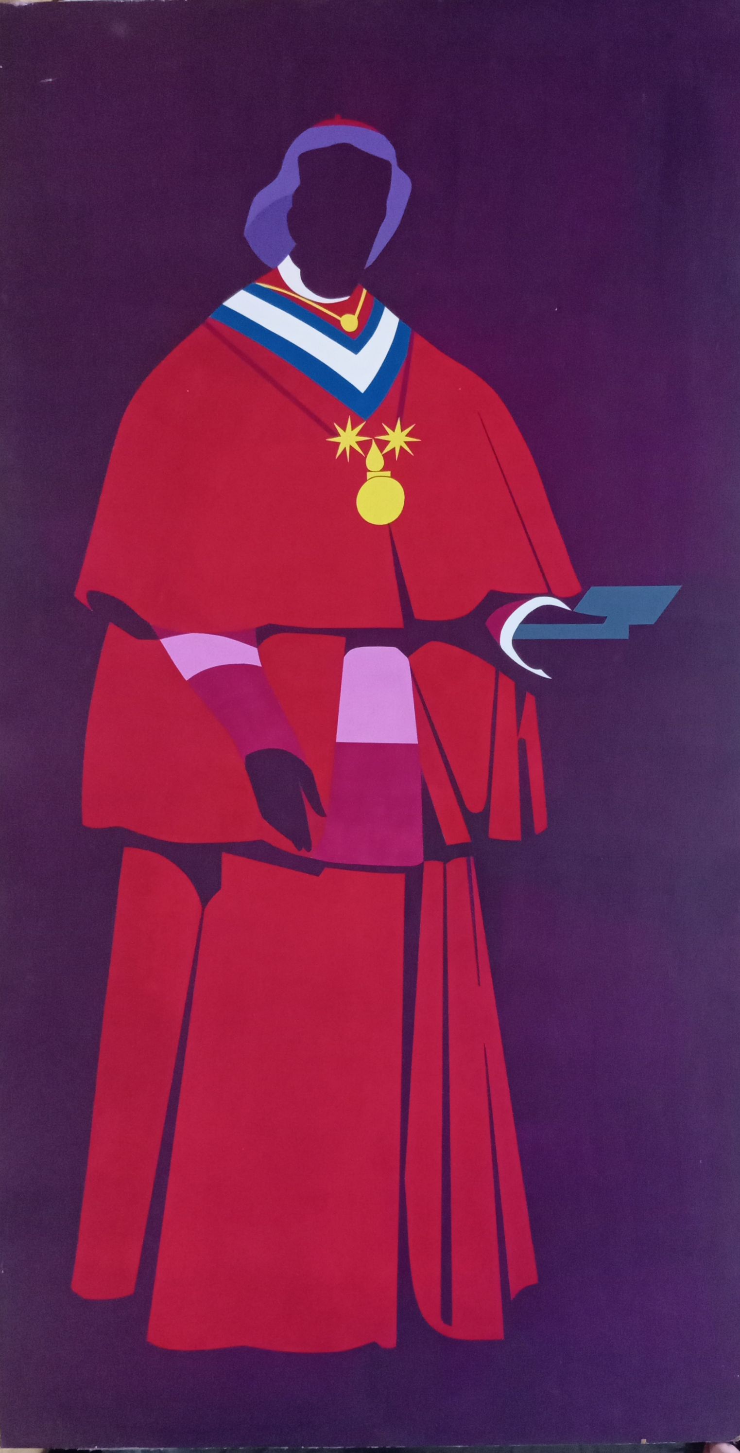 1985 Luis María de Borbón 150x79,5 Acrílico sobre tablex